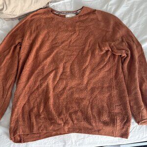 Orange Crewneck from Weatherproof Vintage